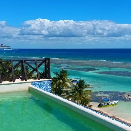 Hotel Blue Reef Frente Al Mar Mahahual Exterior foto
